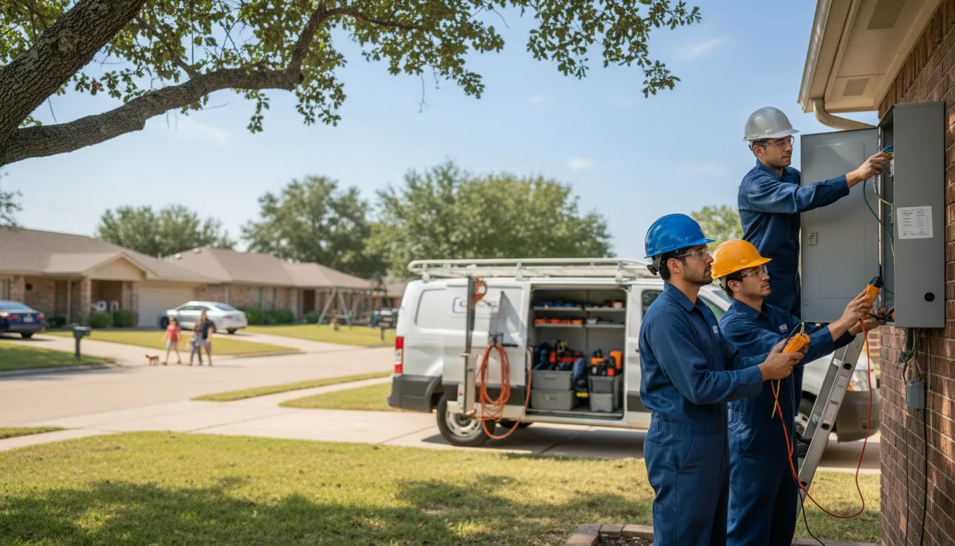 Certified electrician providing emergency electrical services in Middletown, MD